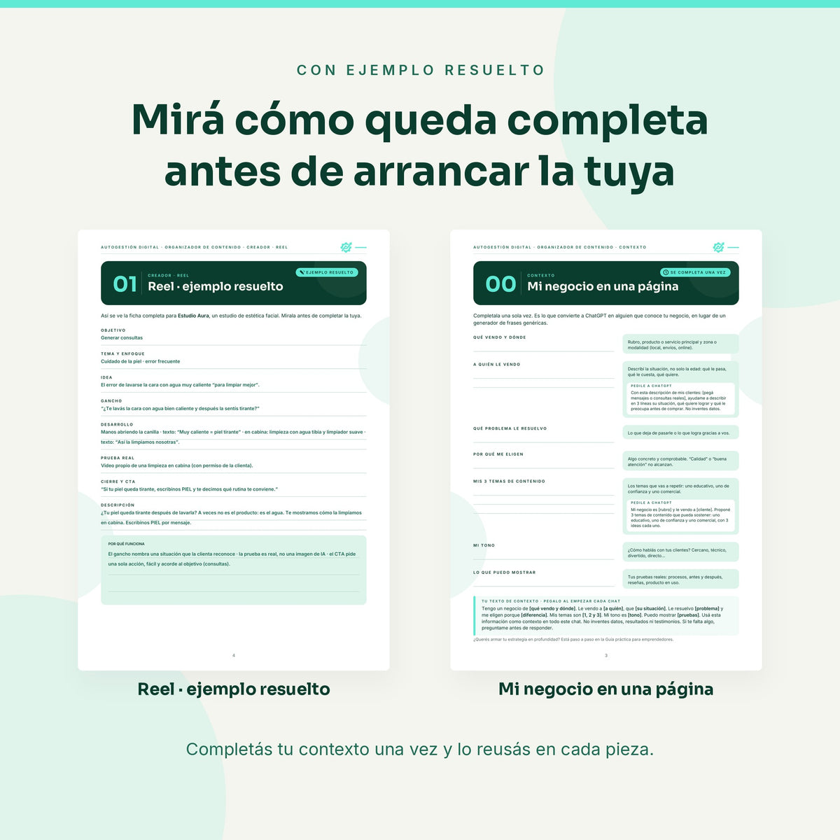 Organizador de Contenido