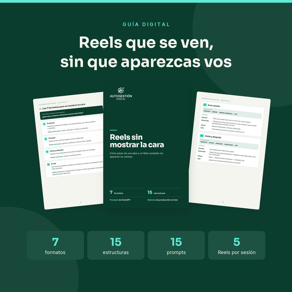 Reels sin mostrar la cara
