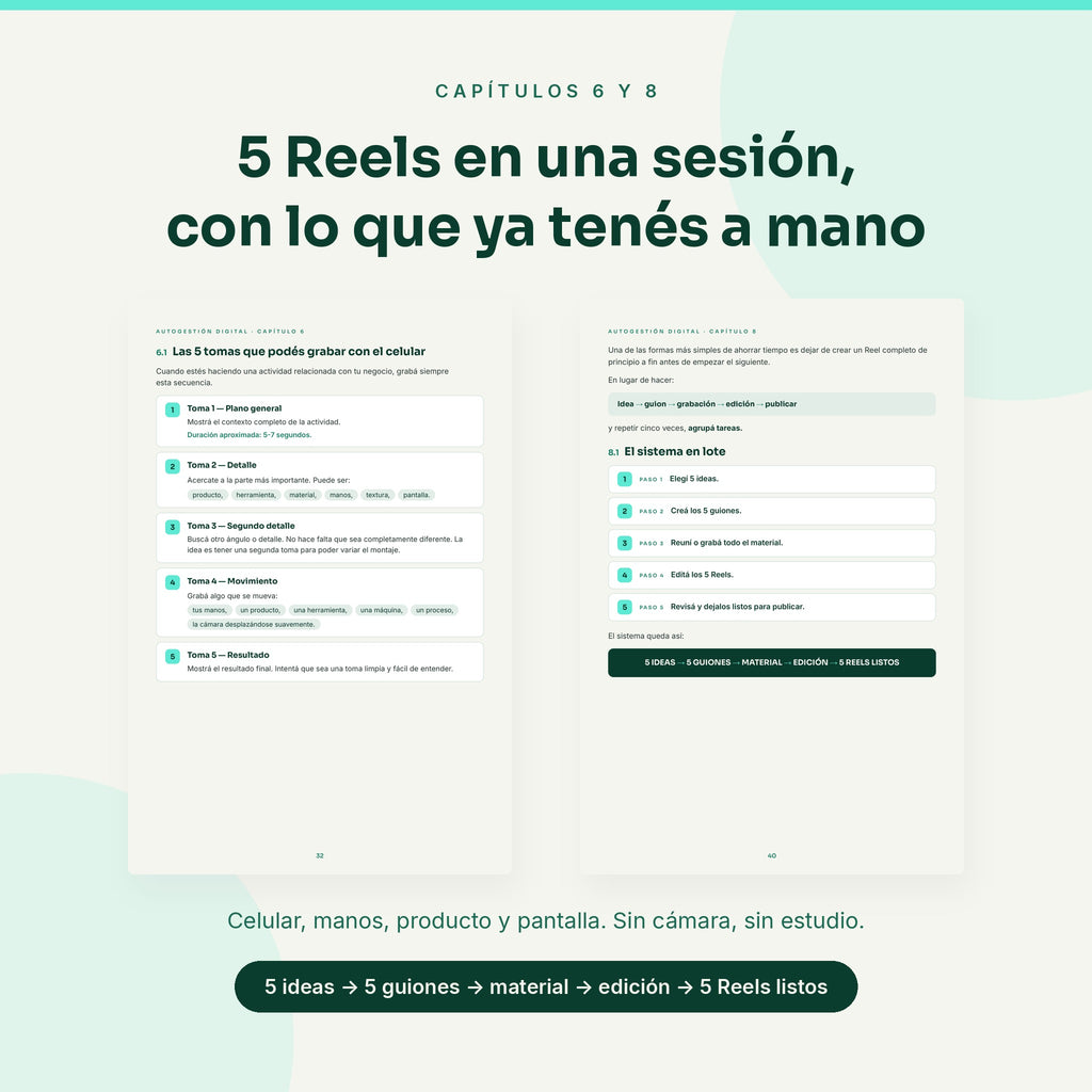 Reels sin mostrar la cara